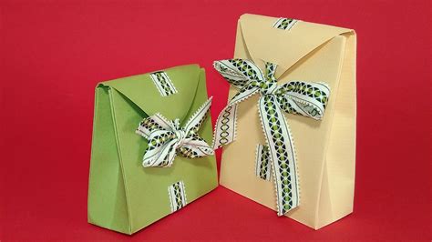 Easy Origami Gift Bag Origami Gift Bag Diy Paper Craft