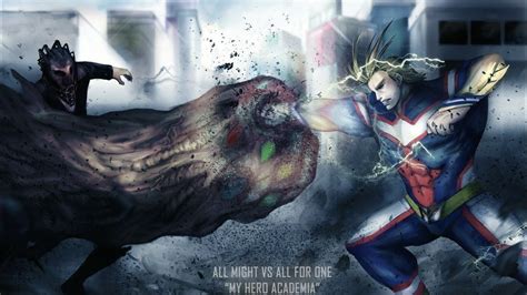 Boku No Hero Academia All Might Vs All For One 1280x720 Wallpaper