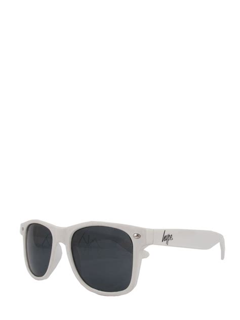 Hype White Wayfarer Sunglasses Dapper Street