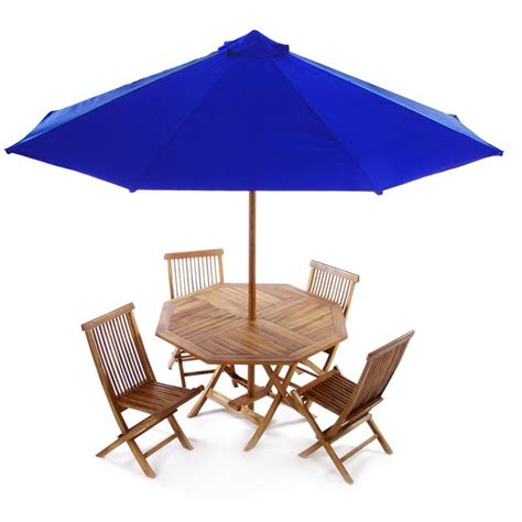 3.6 out of 5 stars, based on 31 reviews 31 ratings current price $179.99 $ 179. 6pc Folding Table Set w/Umbrella | Teak patio furniture ...