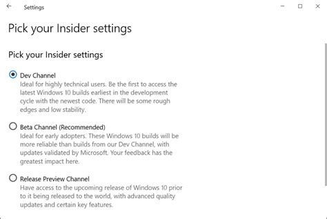 Microsoft Officially Launches Windows 10 Insider Channels