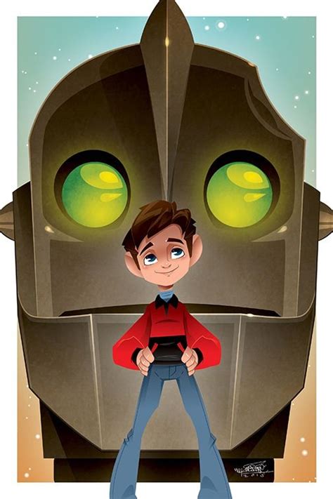 Iron Giant By Kwest One The Iron Giant Robot Art Colorful Drawings