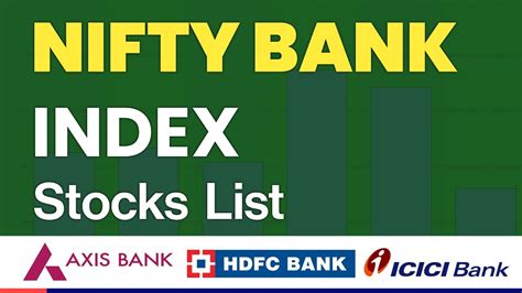 Nifty Bank Index Stocks List Nifty Bank Sector Company Weightage