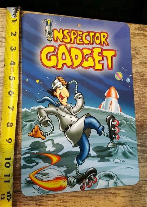 Inspector Gadget Retro 80s Cartoon 8x12 Metal Wall Sign Sign Junky