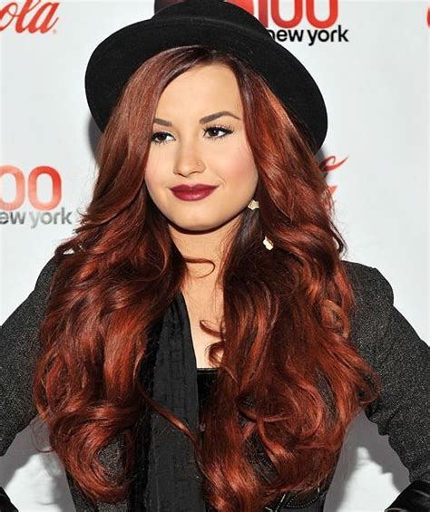 Demi lovato has gone blond! Demi Lovato's Hair Evolution | Hair color auburn, Red ...