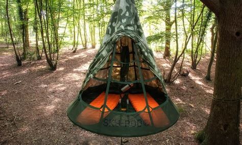 Tree hanging bag with free shipping. The super-durable Sky Pod tree tent can support up to 550 ...
