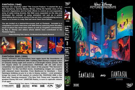 Fantasia Fantasia 2000 Movie Dvd Custom Covers Fantasia