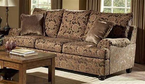 Choose a slipcover made from machine washable fabric for ultimate. Rich Floral Chenille Traditional Living Room Sofa ...