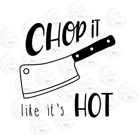 Chop It Like It S Hot Printable Kitchen Decor Kitchen Etsy