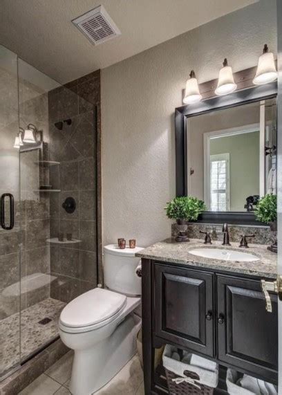 Some of the best small bathroom ideas are all about creating space for storage, including your soaps and bottles. 50 Amazing Small Bathroom Remodel Ideas | Tips To Make a ...