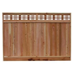What are you looking for? Signature Development 6 ft. H x 8 ft. W Western Red Cedar ...