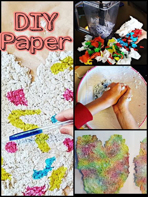 Hundreds of recycled crafts for kids! Recycled Crafts - Making Paper - Hands-On Teaching Ideas ...