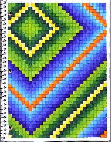 Easy Relief Art Lesson With Grid Paper Graph Paper Art Cool Art