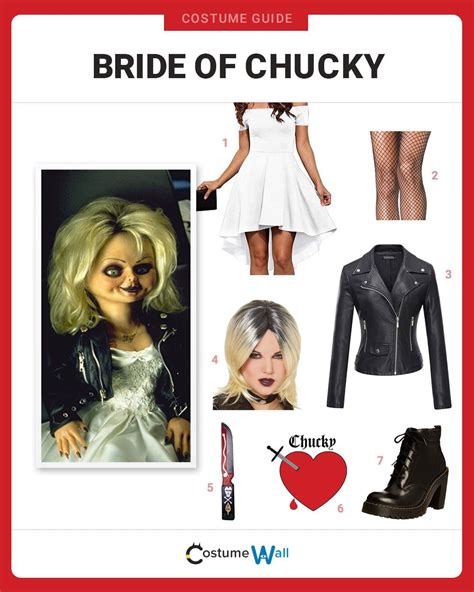 Bride Of Chucky Tiffany Girl Halloween Cosplay Costume