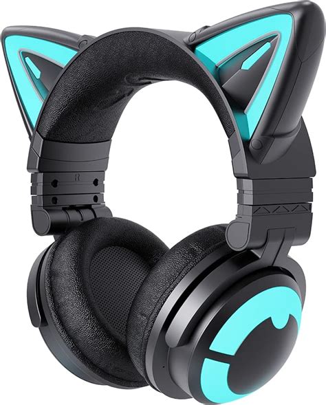 Yowu Rgb Cat Ear Headphone 3g Wireless Bluetooth 50 Foldable Gaming