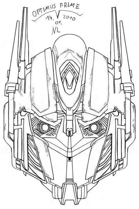 Optimus Prime Head Sketch By Rumblebee88 Optimus Prime Art Optimus