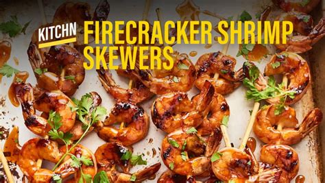 Shrimp skewers should never be wobbly and impossible to turn. Firecracker Shrimp Skewers | Kitchn