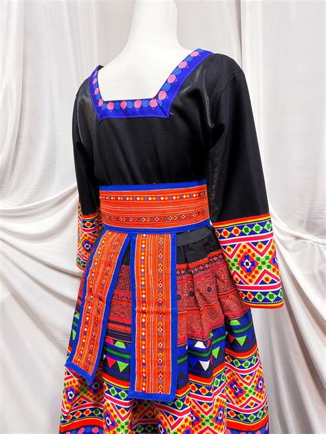 women-s-full-length-modern-hmong-outfit-set-tsov-sev-etsy