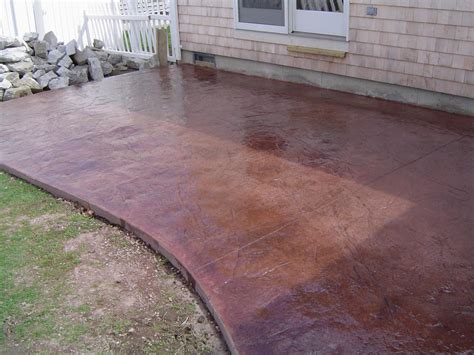 A concrete patio can be painted, but it requires some special attention. Artistic Concrete - Stamped and stained concrete patios ...