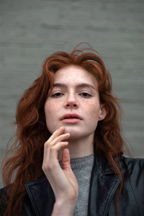 Redhead Model Katy Beautiful Freckles Redhead Models Gorgeous Redhead