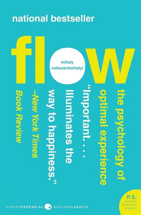 Flow The Psychology Of Optimal Experience Von Mihaly