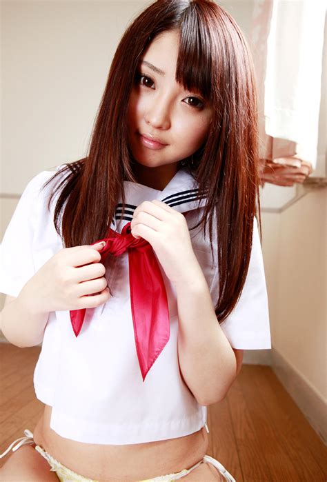 Yoshiko Suenaga Sexy Schoolgirl Outfit Part 2