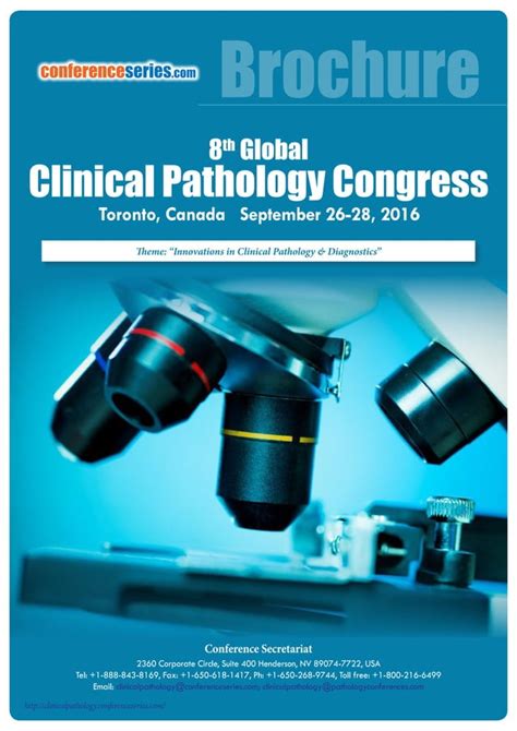 Clinical Pathology 2016brochure