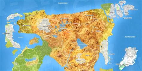 Gta 6 Map Trailer Theft Conceito Continente Noypigeeks Admiradores