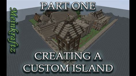 Building A Custom Island Minecraft Part 1 Youtube