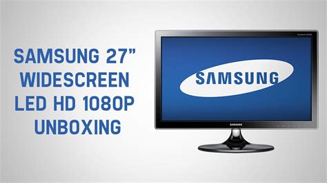 27 Samsung Widescreen Flat Panel Led 1080p Hd Monitor S27b550v
