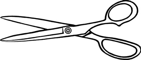 Scissors And Comb Drawing Free Download On Clipartmag