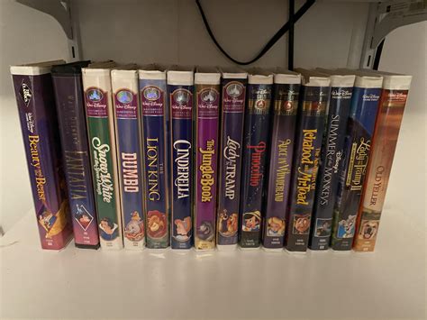My Collection Of Disney Vhs Tapes Rvhs