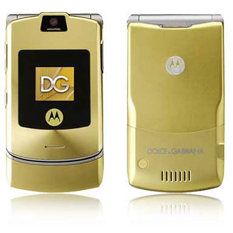 Motorola Razr V I Dolce Gabbana Unlocked Gsm Cell Phone Refurbished