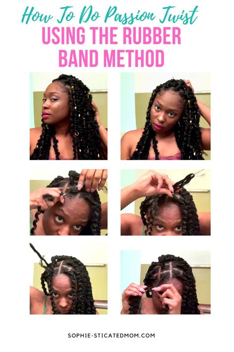 There are some hairstyles that are as beautiful as they are protective, not to mention so easy to achieve. A Super Easy Passion Twist Rubber Band Method Tutorial | Half up curly hair, Natural hair styles ...