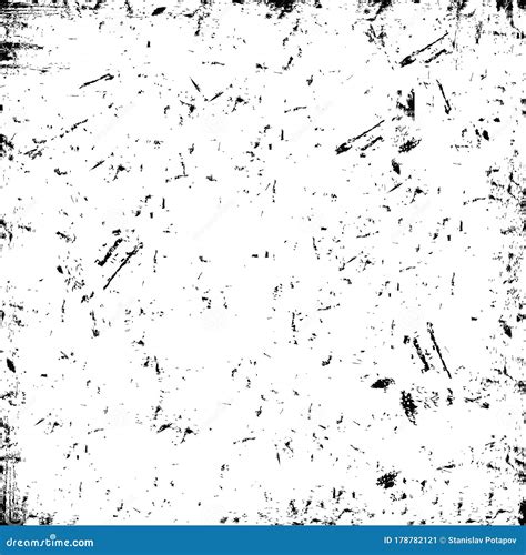 Grunge Textured Monochrome Abstract Vector Background Stock Vector