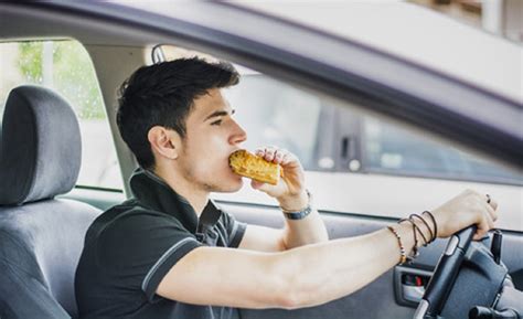 Dangers Of Eating While Driving Training Wheels Driving School