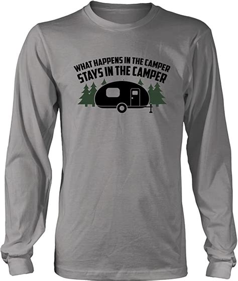 Funny Silly Camping Tshirt Long Sleeve Funny And Cute Camping Tshirt