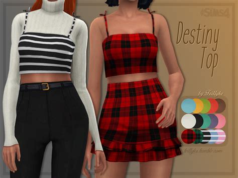 The Sims Resource Trillyke Destiny Top