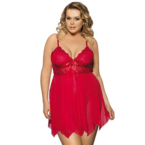 Buy 5xl Plus Size Polyester Nightgowns Sexy Lingerie