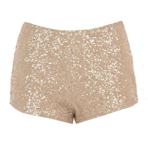 Ax Paris Sequin Knicker Shorts 115 Gtq Liked On Polyvore Featuring Shorts Bottoms Short