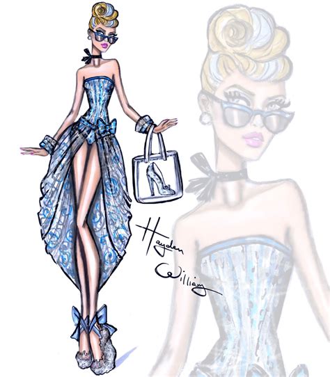 Hayden Williams Fashion Illustrations Disney Divas Holiday 692