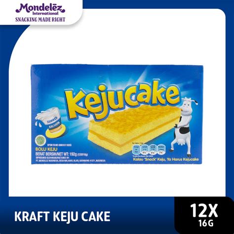 Jual Kraft Keju Cake Bolu Box 12x16g Kue Bolu Lembut Dengan Taburan
