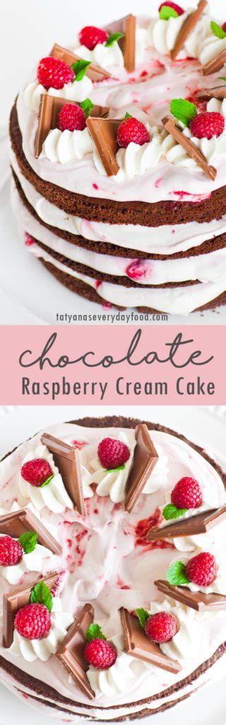 Chocolate Raspberry Cake Recipe Video Tatyanas Everyday Food