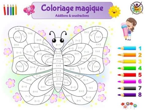 Coloriage Magique Papillon Un Anniversaire En Or