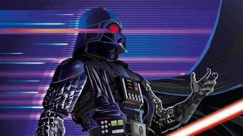 Последние твиты от darth vader (@darthvader). Darth Vader Sith In Blue Stripes Background Star Wars HD ...