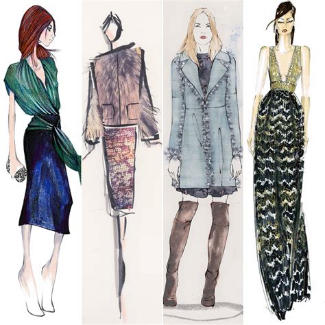 Designer Sketches From New York Fashion Week Fall 2015