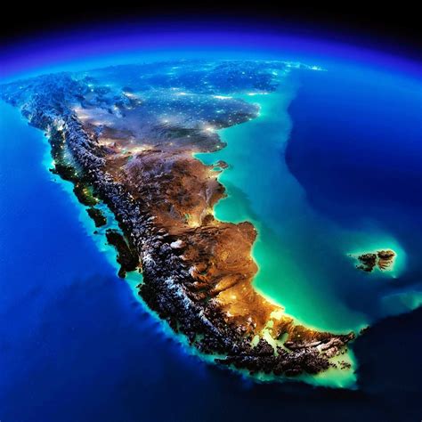 South America Earth At Night Earth From Space Wonders Of The World