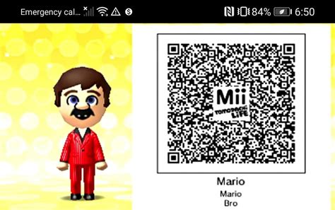 Mario Bros Mii Qr Code Tomodachi Life By Tylermakie On Deviantart