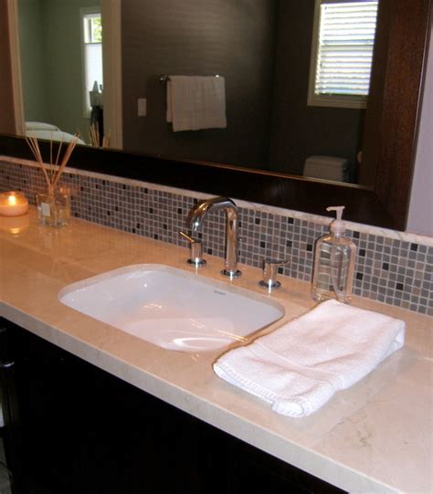 Many bathrooms are a bland landscape of white and beige. 30 great bathroom glass tile photos and pictures