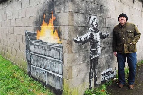 Banksy Mural Painted On Garage Wall In Port Talbot Sold For Six Figure